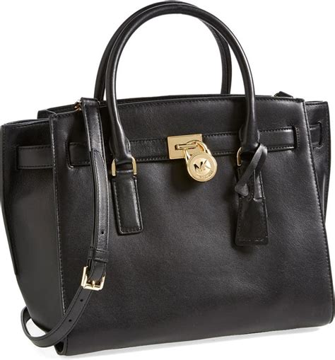 black hamilton tote michael kors|Michael Kors nouveau Hamilton large.